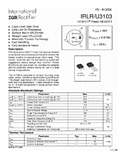 DataSheet IRLR3103 pdf